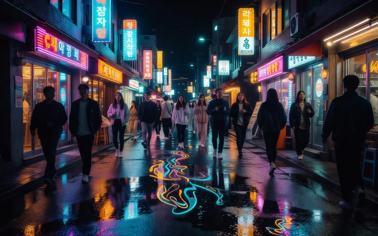 밤놀자 야간 거리 네온 - 지역별 밤문화 가이드